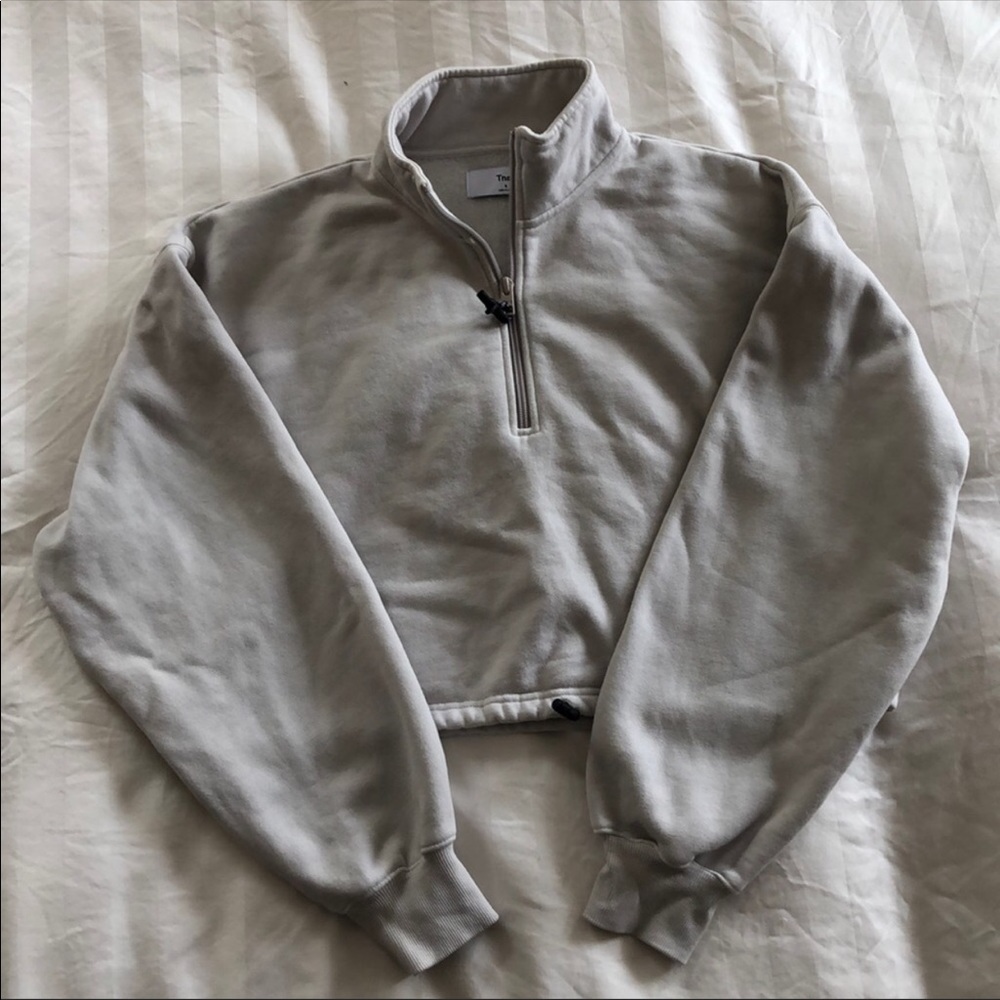 TNA Sweatfleece sweater (S) & pants (XS) bundle